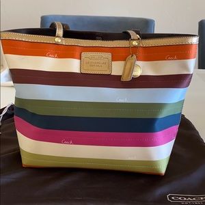 Coach OG multicolor tote
